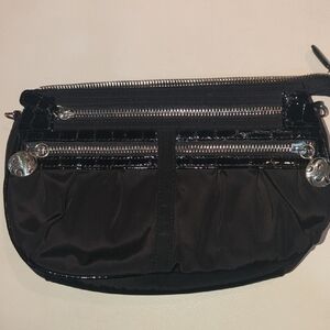 Black Nylon Crossbody Bag